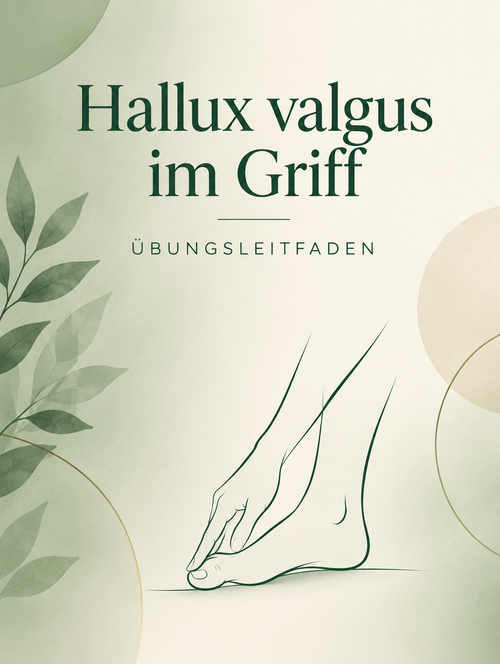 Hallux valgus im Griff — Übungsleitfaden, Titelseite